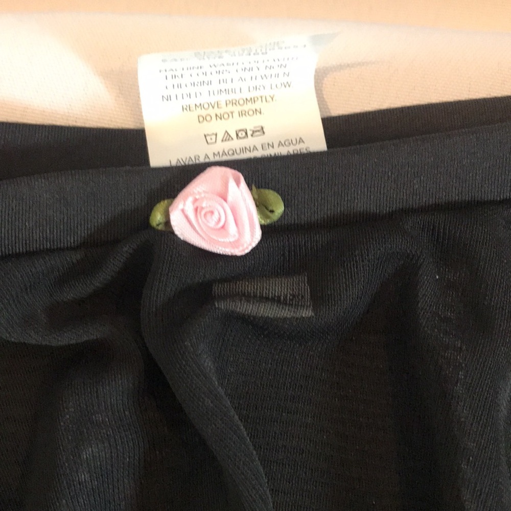 NWT Danskin black sheer dance skirt girls size XL (14-16) style WU7111D ballet - Picture 3 of 13
